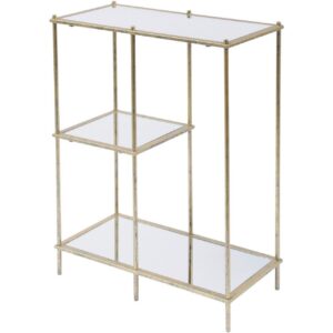 Modular Shelving Unit With Mirrored Panels