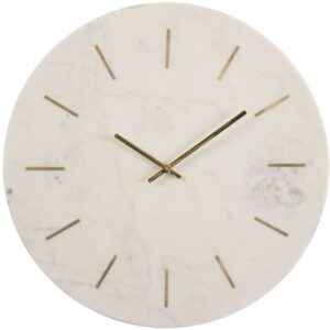 Brass inlay clock