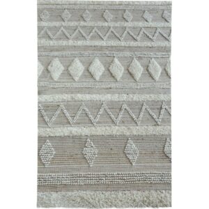 Hand Woven Pit Loom Natural Hemp Rug