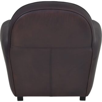 Club Chair Rich Brown Leather