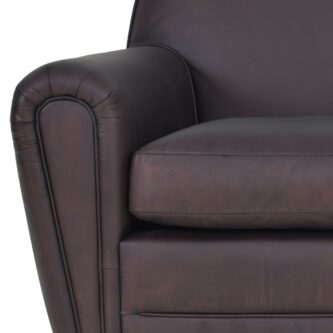 Club Chair Rich Brown Leather