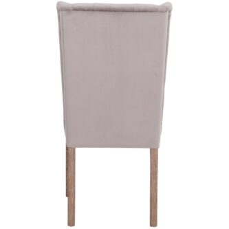 Pair of Richmond Stone Velvet Buttonback Dining Chair