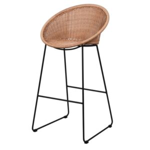 Natural Curve Bar Stool