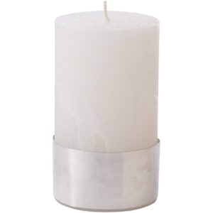White Rustica Pillar Candle