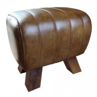 leather stool