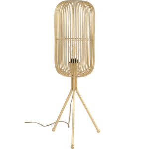 Gold Tall Tripod Table Lamp