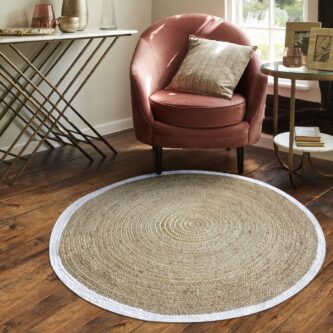 woven hemp rug