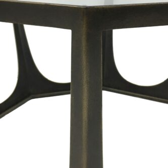 Bronze Gilded CoffeeTable with Glass Top