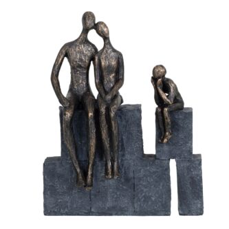 Bronze Blocks Family of three