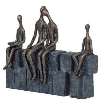 Bronze Blocks Family of four