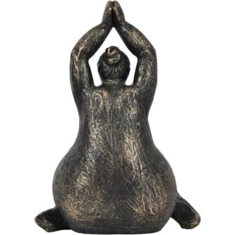 Praying Feminine Form Resin Sculpture