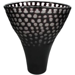 Black Glass Vase