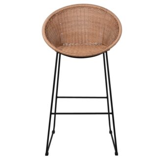 Natural Curve Bar Stool