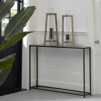 Farrah Silver Console Table