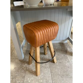 leather stool