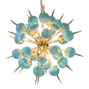 Blue Sputnik Chandelier